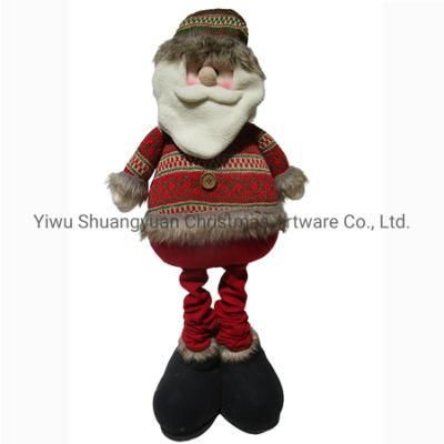 Retractable Christmas Home Decoration Santa Dolls