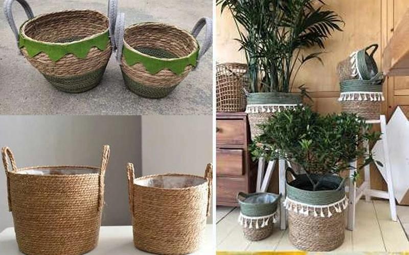 Customized Eco-Friendly Outdoor Hanging Willow Decoration with White Color