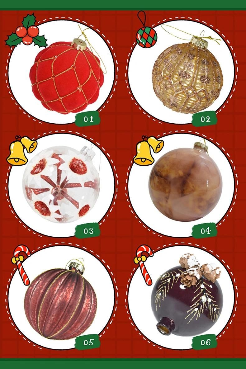 Wholesale Handmade Glass Christmas Decoration Ball