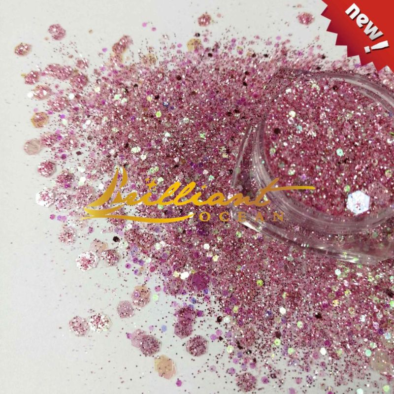 New Arrival Blue Series Glitter Powder Glitter for Nail Crafts Hair Art Decoration