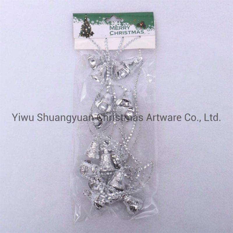 Plastic Chain Round Plastic Beads Chain for Christmas Decoration