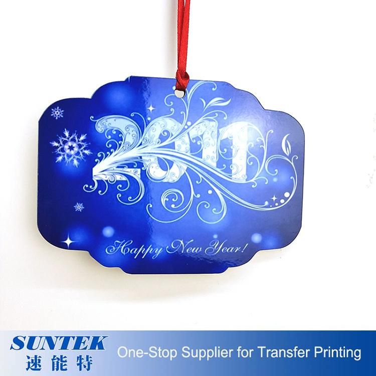 2020 New Arrival Xmas Ornament Sublimation Christmas Decoration MDF Xmas Tree Ornament