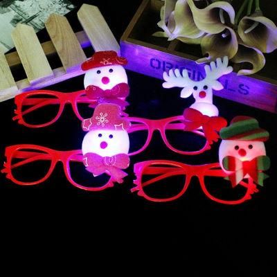 Multiple LED Flashing Frame Kids Children Glasses Party