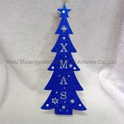 Christmas LED Paper Board with Tree for Holiday Wedding Party Decoration Supplies Hook Ornament Craft Gifts