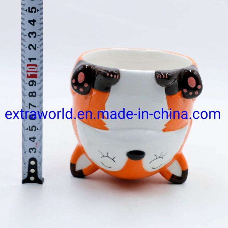 Personalized Funny Cartoon Shape Ceramic Mug for Kids