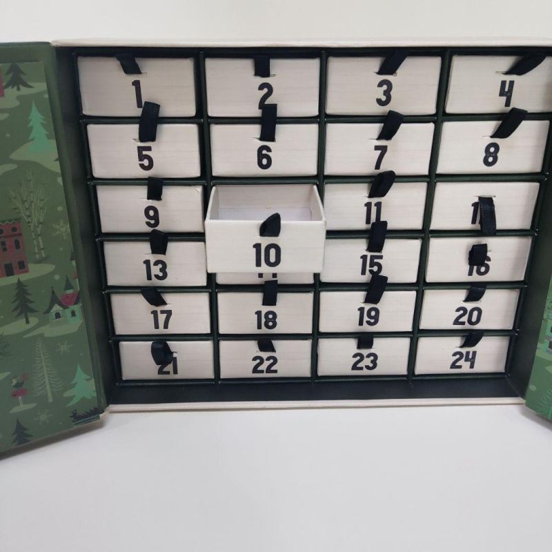 Bespoke Christmas Countdown Calendar Box with Various Styles, High Quality and Luxury