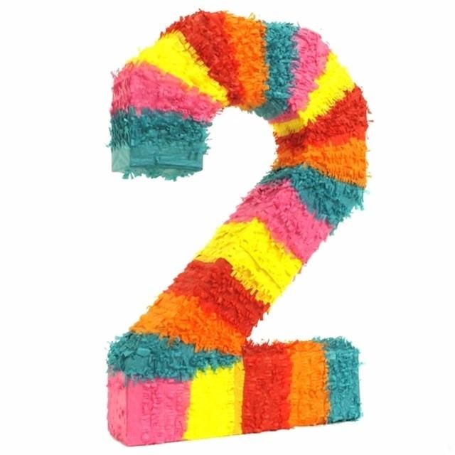 Party Decoration Number Pinata From 1 to 9 Hot Selling Cardboard Pinata