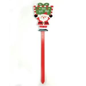 Christmas Garden Decor MDF 50cm Santa Deer Snowman Stake