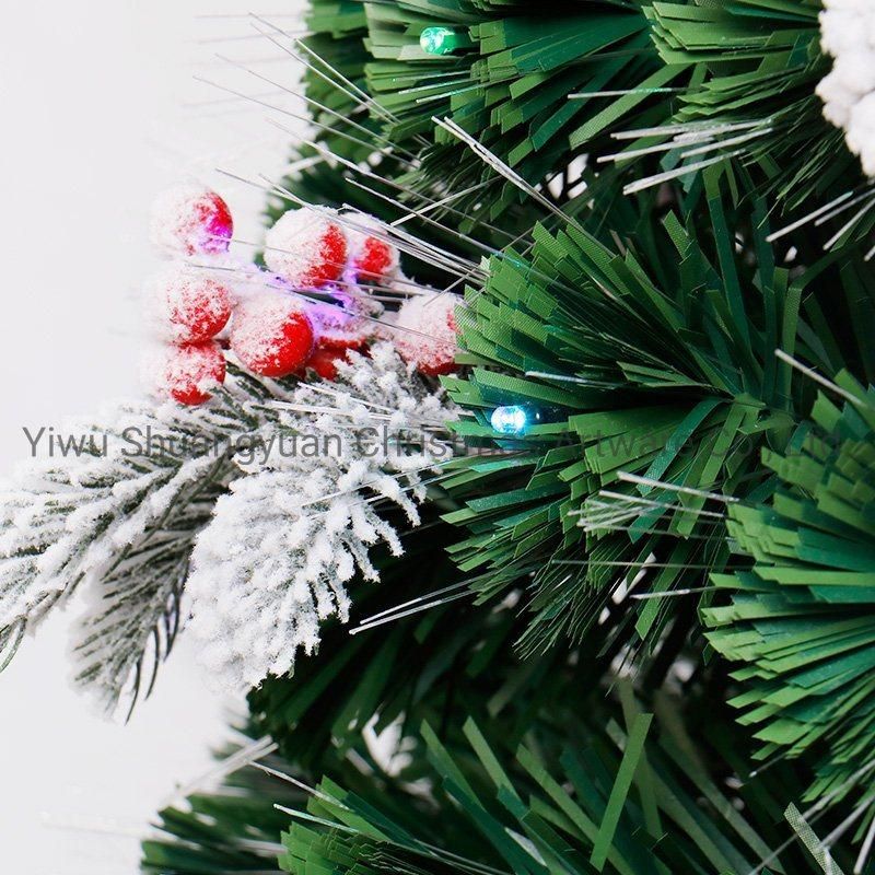 New Design High Quality 60cm Christmas Fiber Tree for Holiday Wedding Party Decoration Supplies Hook Ornament Craft Gifts