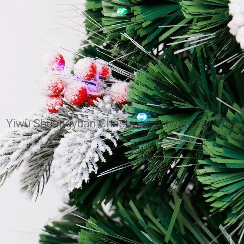 New Design High Quality 60cm Christmas Fiber Tree for Holiday Wedding Party Decoration Supplies Hook Ornament Craft Gifts