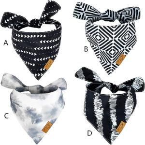 Pet Party Dog Saliva Towel Dog Bib Printed Scarf Cat Supplies