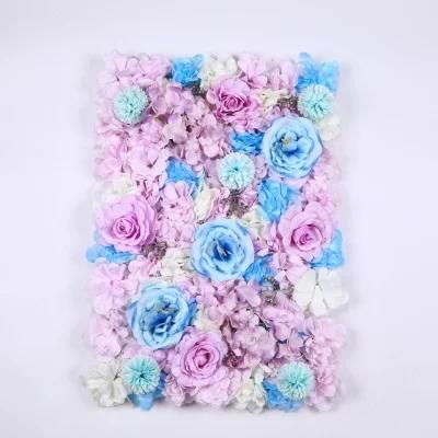 Flowers Wall Decor 3D Pink Flower Wall Panel Silk Rose Flowers for Wedding Backdrop, Bridal Shower, Baby Girls Room, Nursery, Wedding Decor