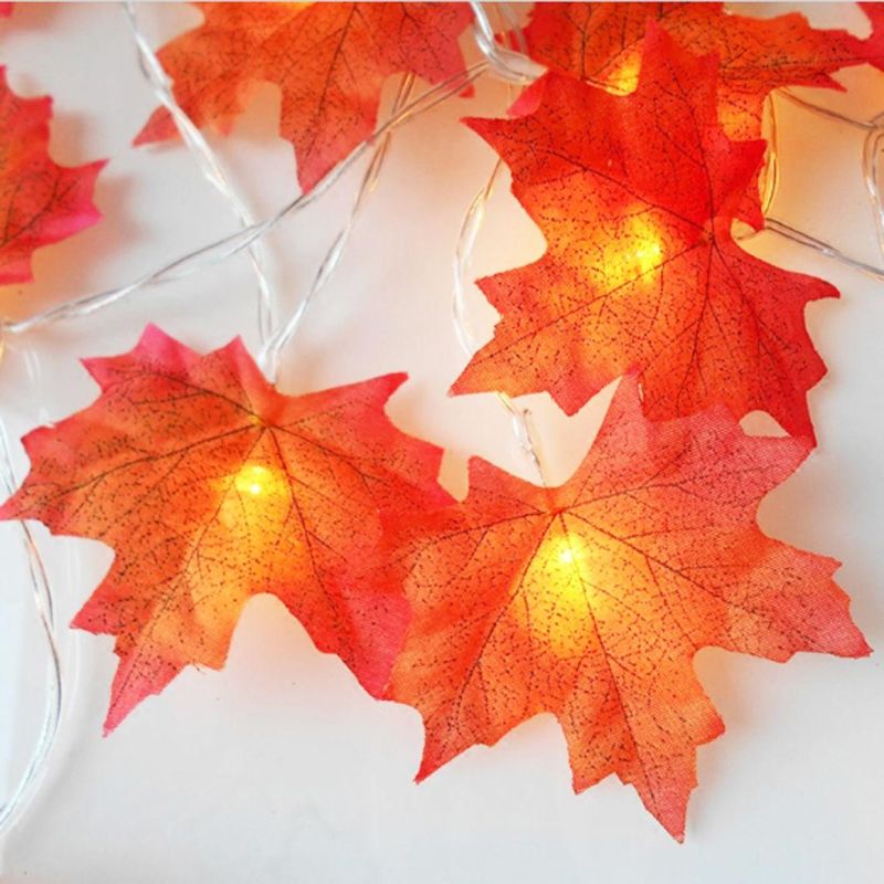 LED Maple Leaf LED Lamp Maple Leaf String