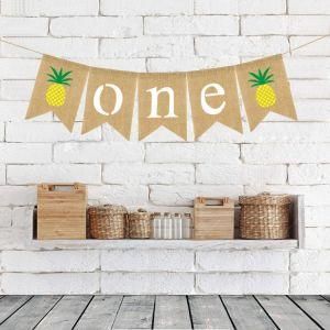 Summer Baby 1st Year Old Pineapple Decorations One Mabula Flag