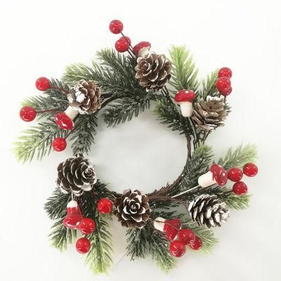 New Design Artificial Christmas Plant with Ornaments Hanging