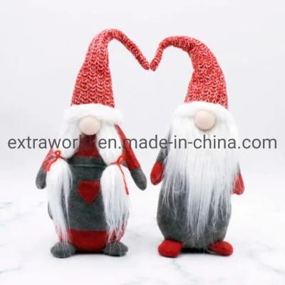 Fabric Plush Handmade Christmas Goblin Gnomes Decorations Ornaments Home Decor