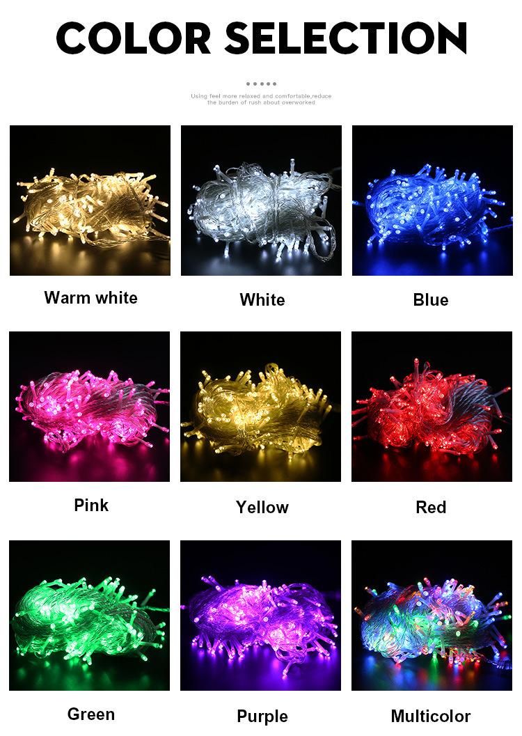 8.4m Waterproof Colorful String Lights Decorative Christmas Lights