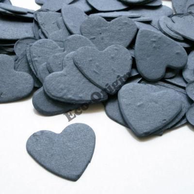Heart Shaped Plantable Confetti in French Blue
