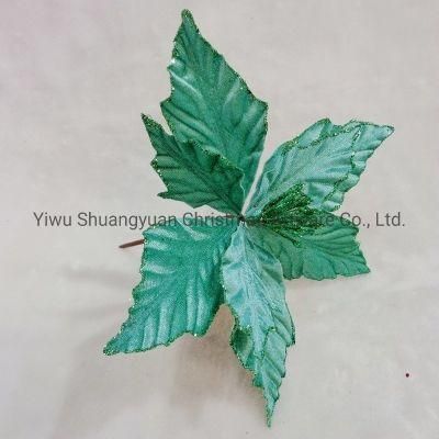 Green Christmas Decoration Tree Flowers