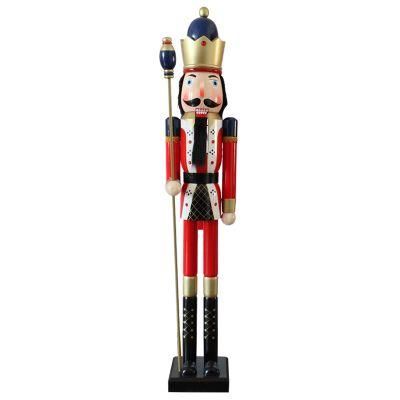 Amazon Best Sellers Wholesale Christmas Decoration Ornament Wooden 6FT Life Size Large Nutcrackers