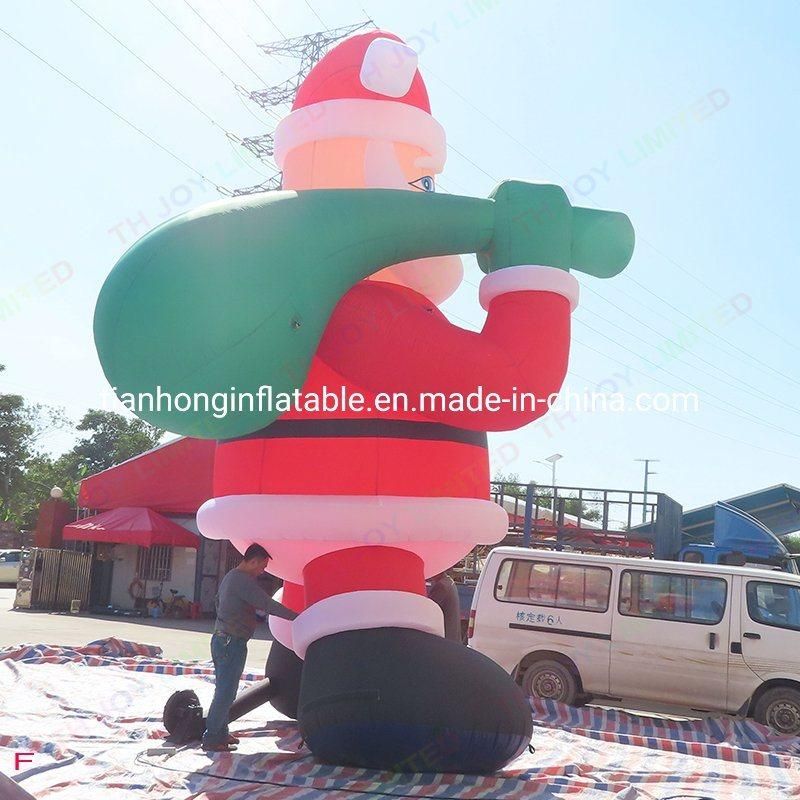 6m 20FT Tall Outdoor Giant Christmas Santa Claus Inflatable