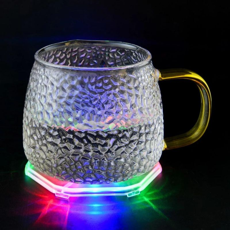 Custom LED Glowing Light up Lighting Coaster for Bar