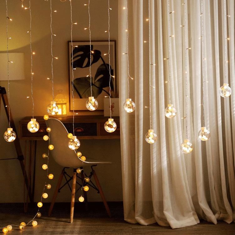 Safety LED Icicle Light Curtain for Party Festival Wedding Decoration