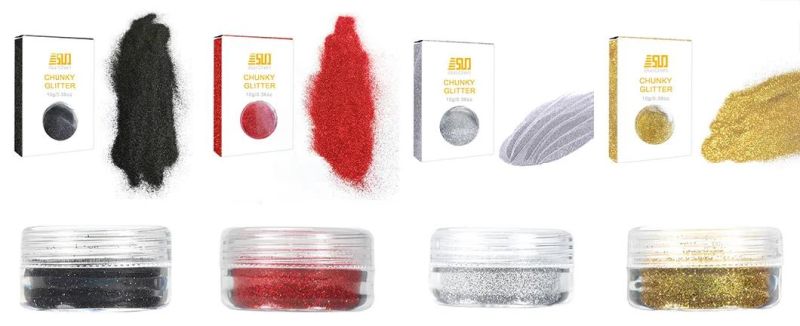 Colored Glitter Powder Supplier for PVC Paper