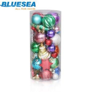 50-70PCS Christmas Ball Creative Decorations Christmas Tree Decoration Ball Set