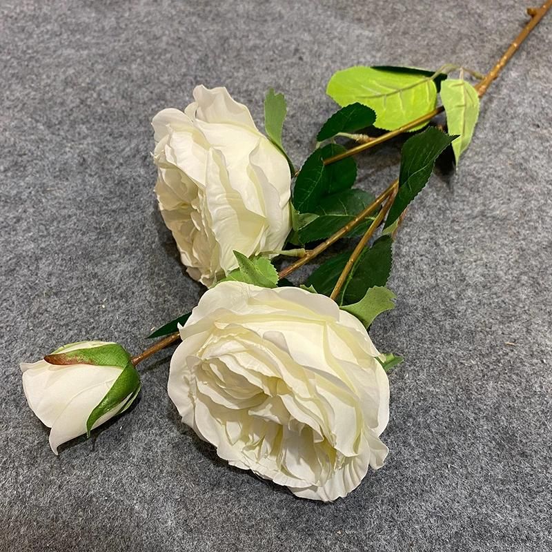 High Quality Artificial Austin Rose Flower for Wedding Decoration