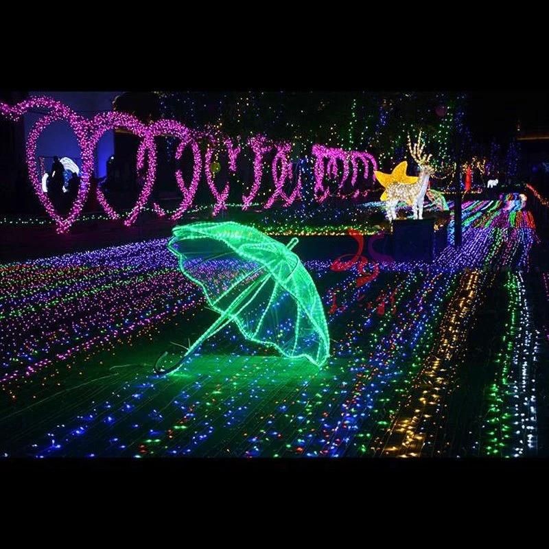 Christmas Holiday Theme Park 3D Dolphins Decorative LED Light