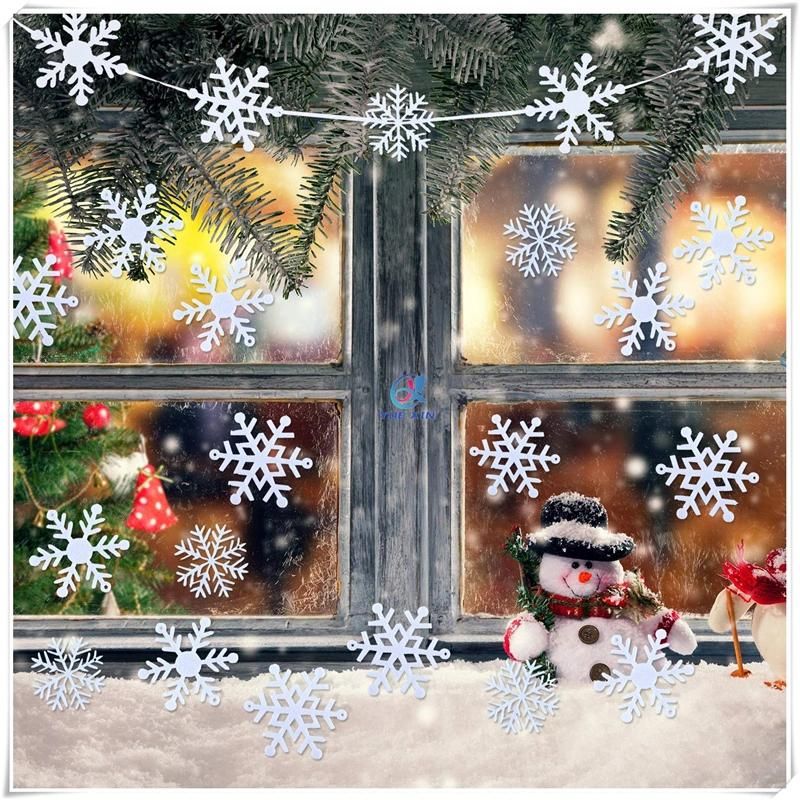 Faux Snowflake for Holidays Window and Hanging Decoration
