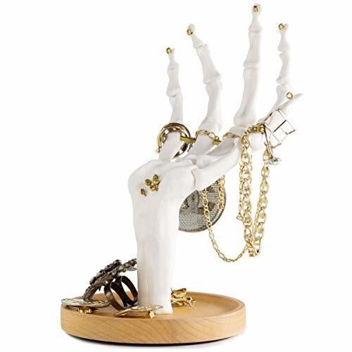 Skeleton Hand Ring Holder & Dresser Organizer Holder Halloween Decorations Unique Gifts White