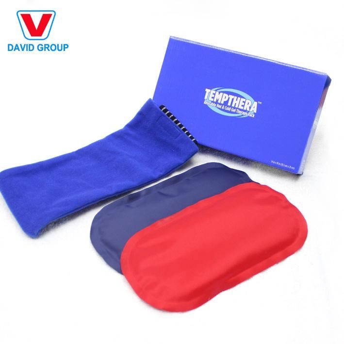 Microwavable Reusable Hot and Refrigerator Cold Compress Ice Packs with Logo