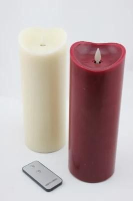 Real Wax Christmas Gifts LED Light Candle