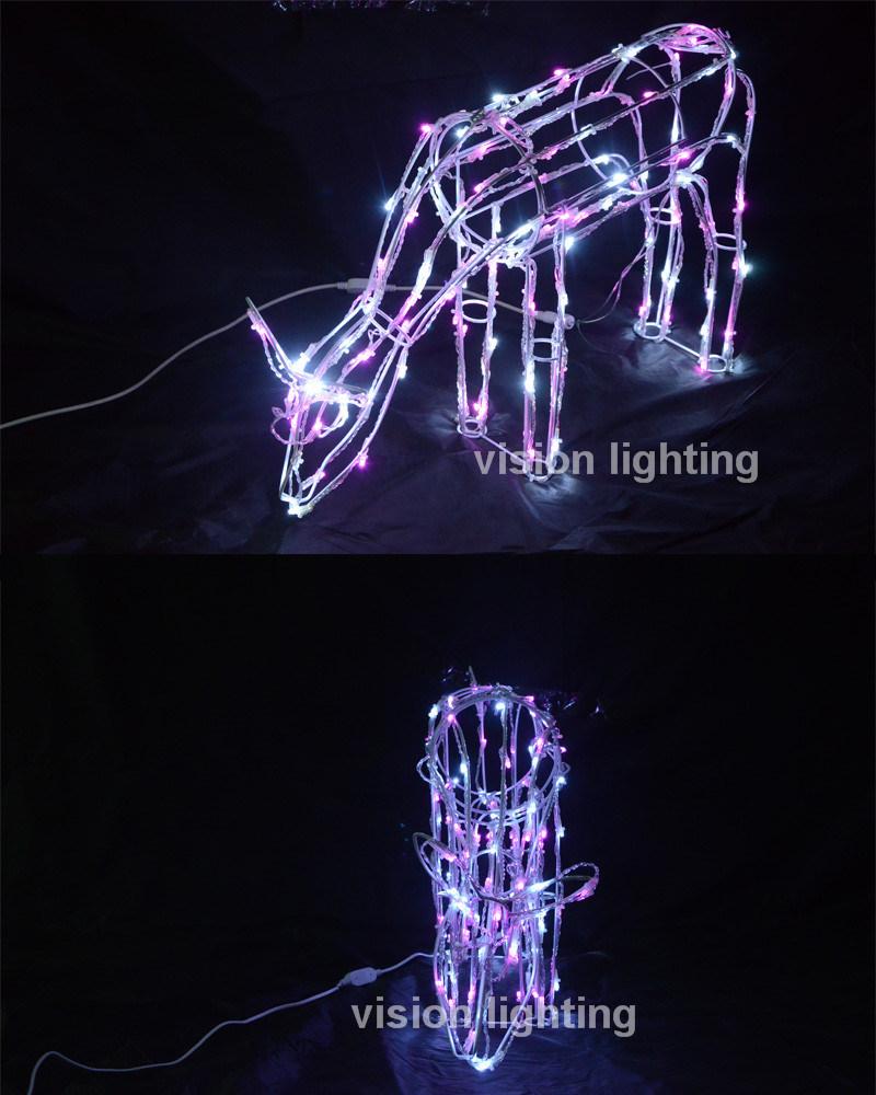 Christmas Decoration 3D Deer Light
