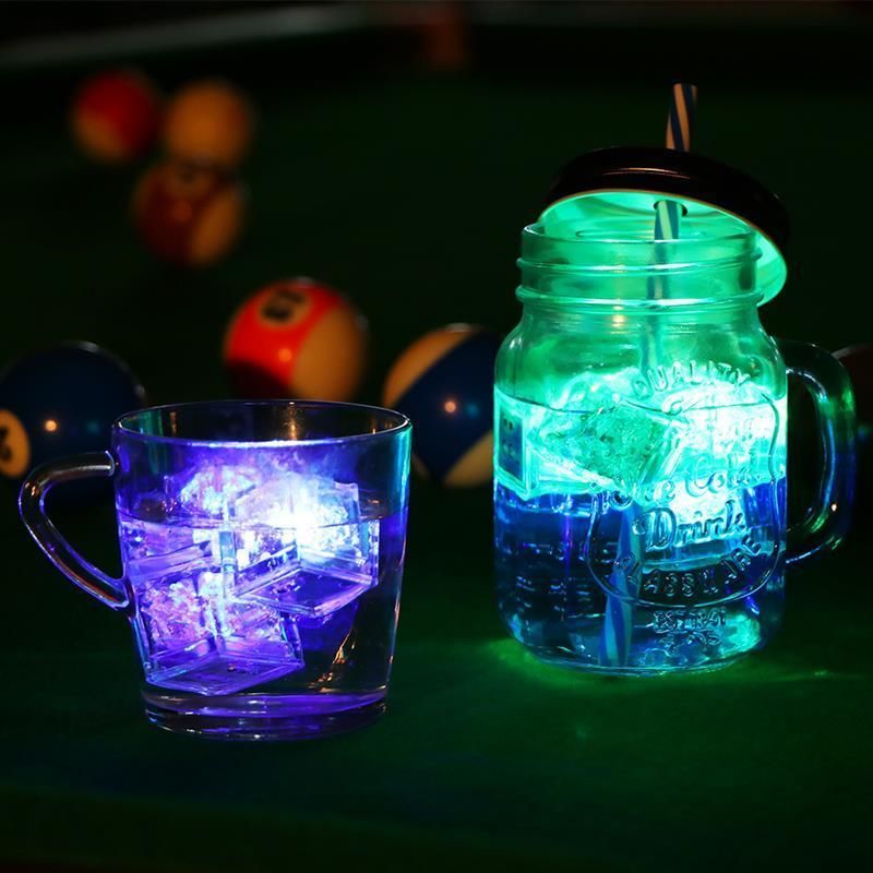 Decorative LED Color Fluorescent Block for Halloween Wine Glass