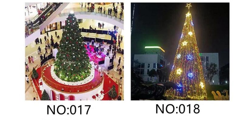 30 FT LED Oversized Multiple Models Decorated Indoor and Outdoor Christmas Trees