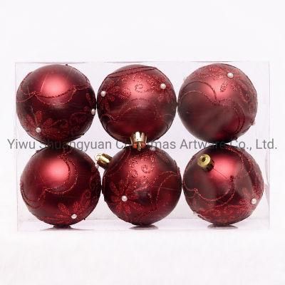 New Design Christmas Ball for Holiday Wedding Party Decoration Supplies Hook Ornament Craft Gifts