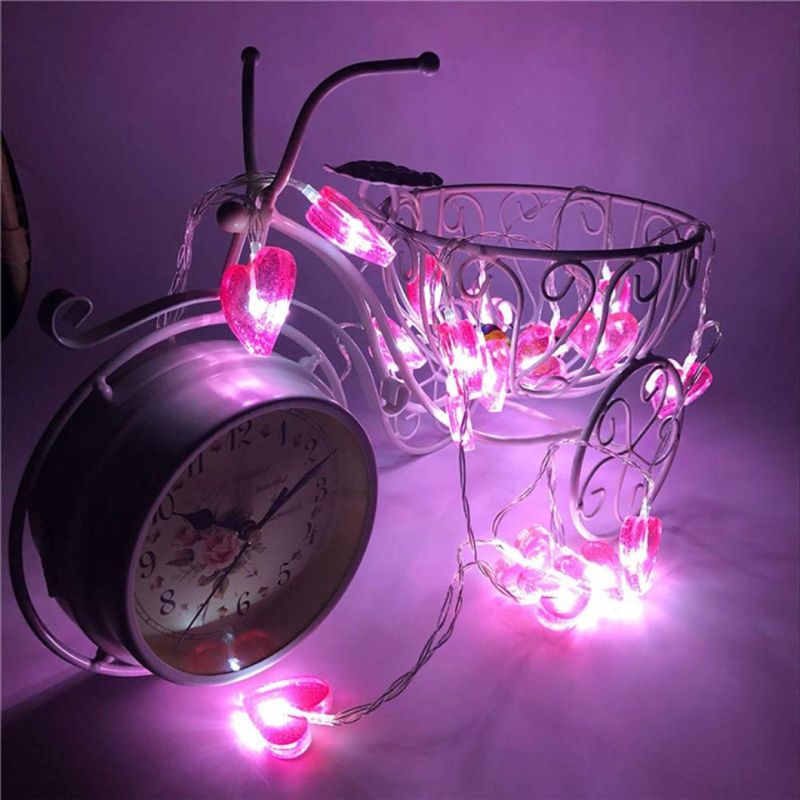 LED Heart String Twinkling Strings Lights LED Lamp String