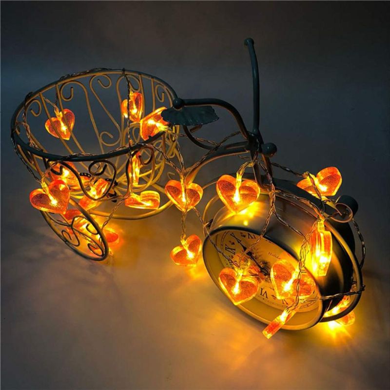 LED Heart String Twinkling Strings Lights LED Lamp String