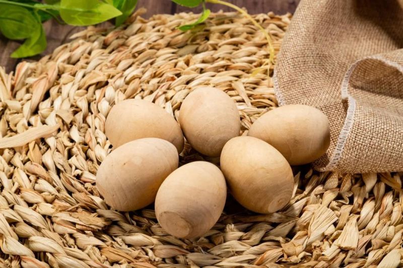 Wooden Decorative Easter Hanging Egg Party Decoration for Kids