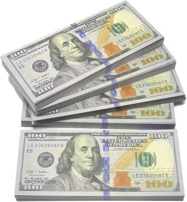 100PCS Realistic Full Print 2 Sided Movie TV Game Videos and Party Copy Prop Dollar Money