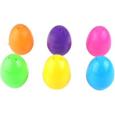 Assorted Colors Plastic Jumbo Eggs Container Easter Egg