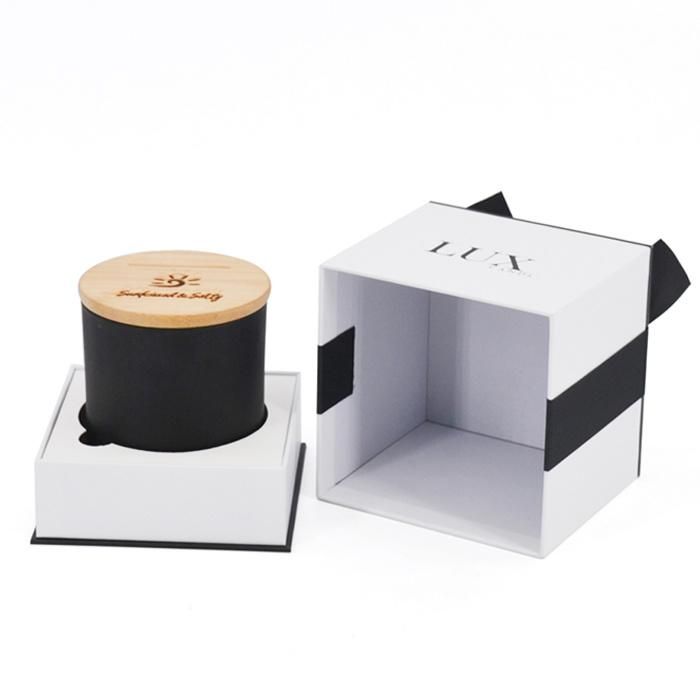 Luxury Custom Logo Round Paper Packaging Candle Box