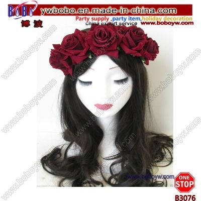 Rose Flower Headband Hair Crown Boho Garland Wedding Hair Decoration (B3076)