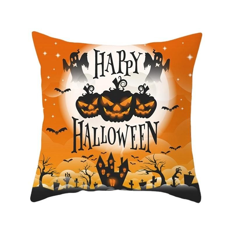 2021 Wholesale Hot Plush Pumpkin Pillow Halloween Decorations