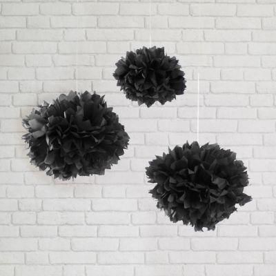 15/20/25cm Tissue Paper Pompoms Wedding Decorative Flowers Ball, Birthday Party Decor Paper POM Poms