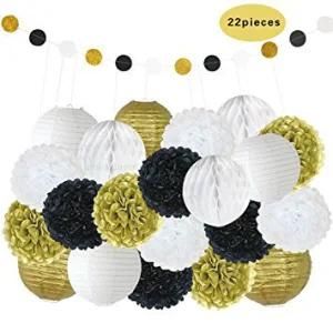 Umiss Paper Flower Tissue Lanterns Birthday Baby Shower Wedding Party Decorations