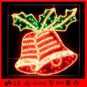 Indoor and Outdoor Decoration Christmas Bell Motif LED Light